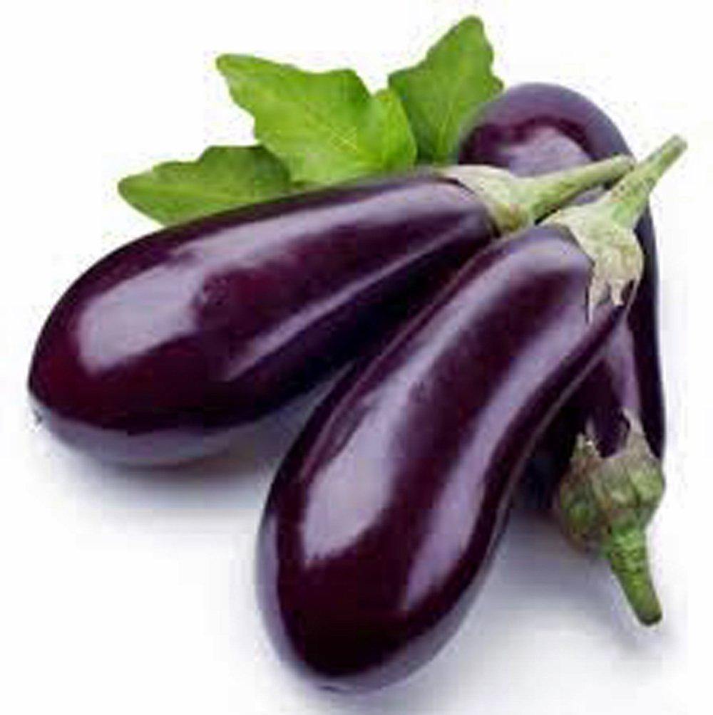 Long Purple Heirloom Eggplant Seeds - 100 Seeds, NON-GMO, Easy Grow, USA