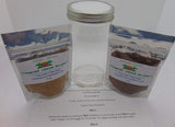 Jar Sprouting Kit with 2 Sprout Screens, Alfalfa Seeds, Broccoli Seeds, Information Sheet All About Sprouts, Directions - Country Creek LLC