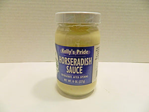 Horseradish Sauce, Sandwich Spread, Kelly Pride, Made from 100 percent fresh grated horseradish roots - Country Creek LLC