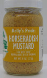 Kelly Pride Sauce Box-Prepared Horseradish, Horseradish Mustard, Horseradish Sauce and Cocktail Sauce 8 oz jars, Prepared Horseradish Made from 100 percent fresh grated horseradish roots - Country Creek LLC