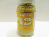 Horseradish Mustard, Kelly Pride, Made from 100 percent fresh grated horseradish roots - Country Creek LLC