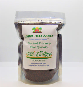 Kale-Black of Tuscany Seeds for Microgreens