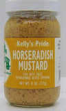 KELLY'S PRIDE SAUCE 3 PACK MIX-PREPARED HORSERADISH, HORSERADISH MUSTARD, HORSERADISH SAUCE AND COCKTAIL SAUCE 8 OZ JARS, PREPARED HORSERADISH MADE FROM 100 PERCENT FRESH GRATED HORSERADISH ROOTS - Country Creek LLC
