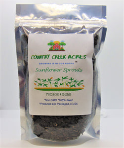 Sunflower Sprouting Seed,  Non GMO - Country Creek Acre Brand