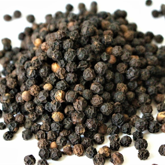 Black Peppercorn, Whole Black Pepper - Adds a robust heat to stocks and brines, and just about anything else.